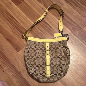 Yellow Coach Bag